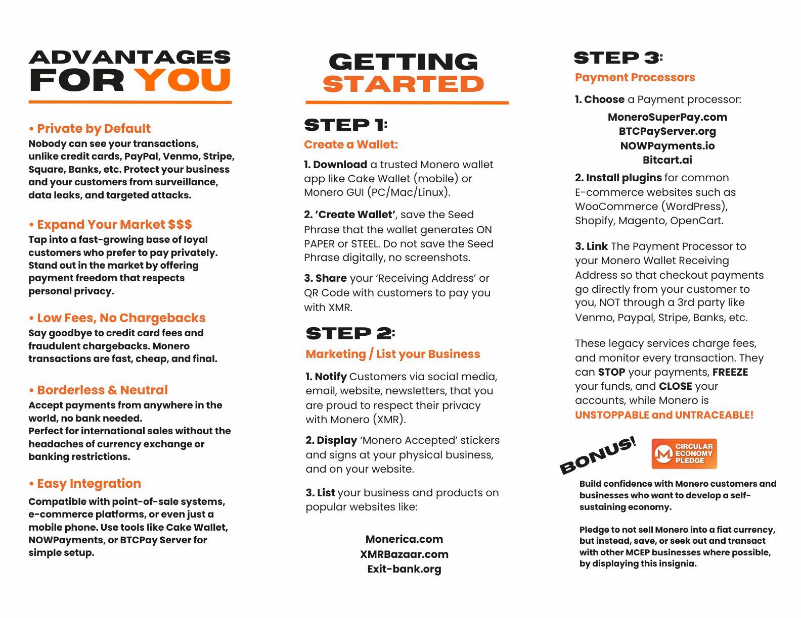 Accept XMR Flyer — page 2